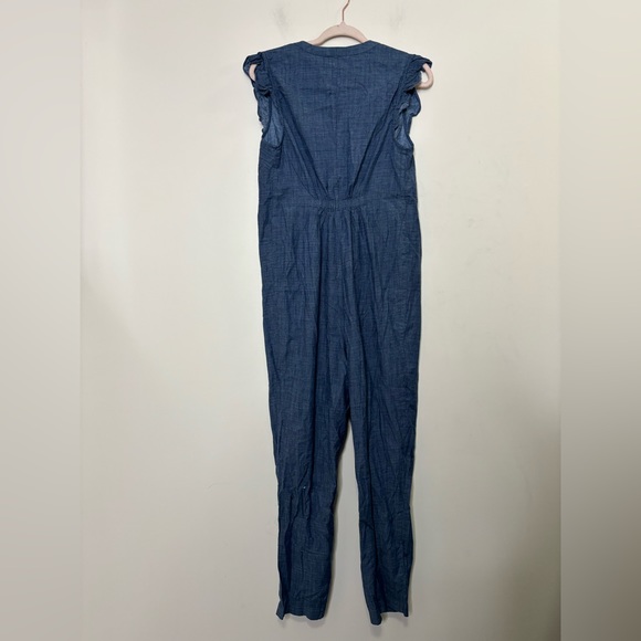 Hatch the nines chambray one piece jumpsuit M - Picture 4 of 5